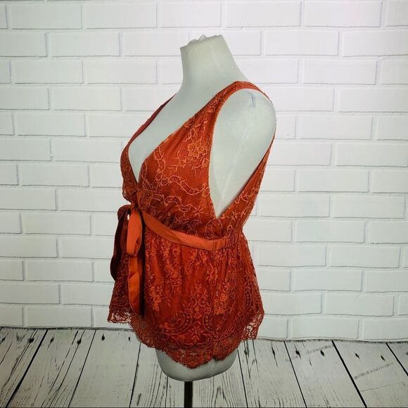 NWT Free People Chante Lace Tie Tank - Medium - Picture 9 of 14